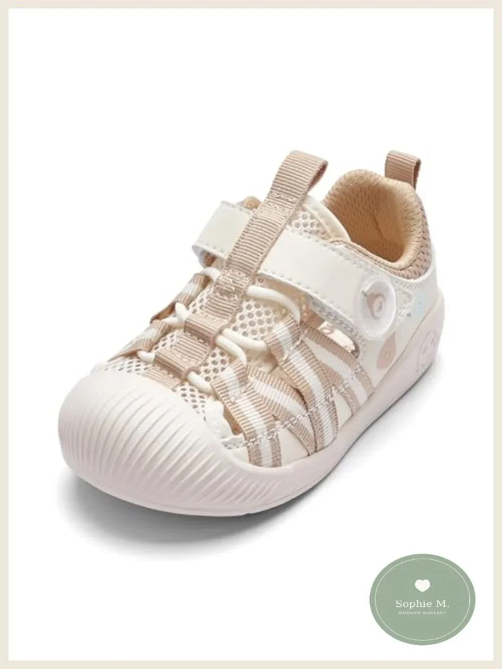 Toddler Breathable Mesh Walking Shoes Hook-and-Loop Closure